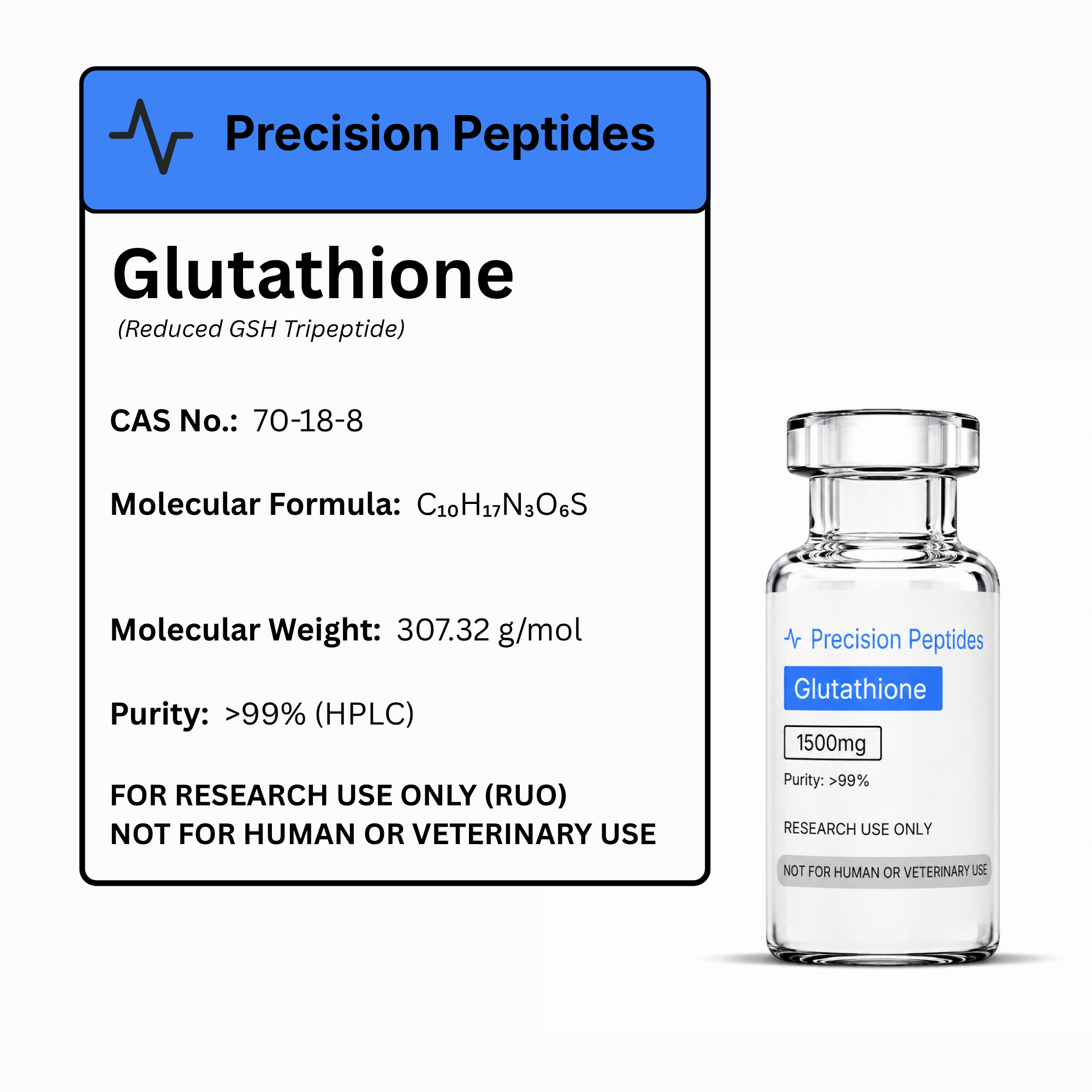 Glutathione 1500mg Reduced L-Glutathione (GSH)